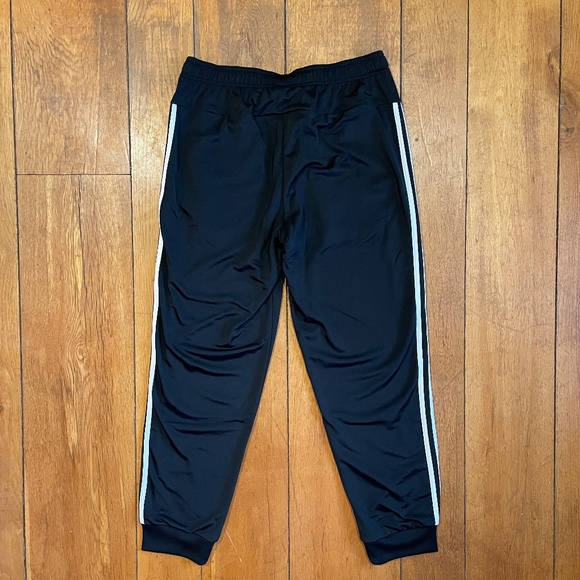 Adidas 3 Stripes Tricot Mens Tapered Cuff Joggers Pants Black GD5957 NEW Sz L - Picture 5 of 6